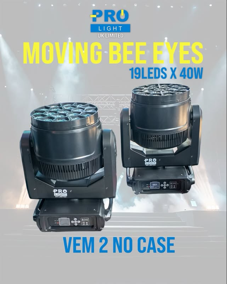 Moving Head Bee Eye 19x40W